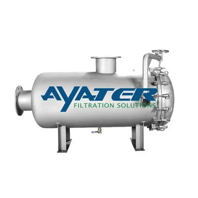 Carcasă orizontală a filtrului cartuşului